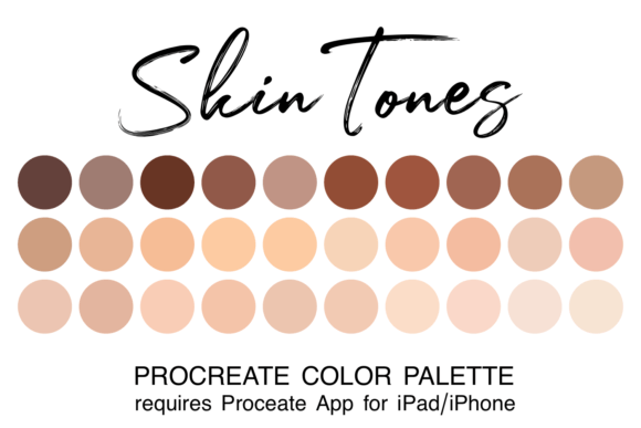 Download Skin Tones Procreate Color Palette - Color Collection