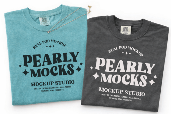 Download Comfort Colors C1717 Group Shirt Mockup - Color Collection