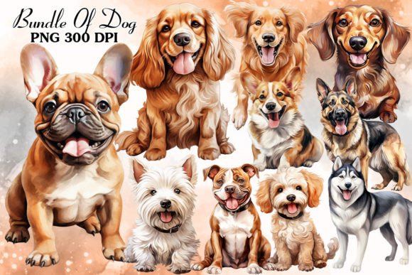 Download Popular Cute Dog Watercolor Clipart - Color Collection
