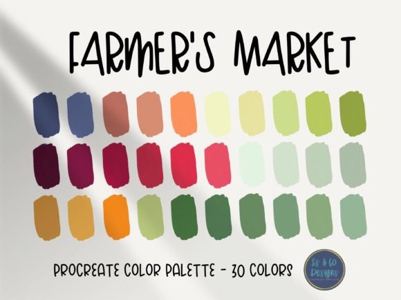 Download Farmers' Market Procreate Color Palette - Color Collection