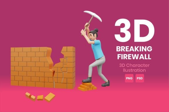 Download Breaking Firewall 3d Character - Firewall Collection
