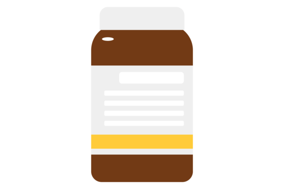 Download Drug Jar. Medical Glass Treatment Color - Color Collection