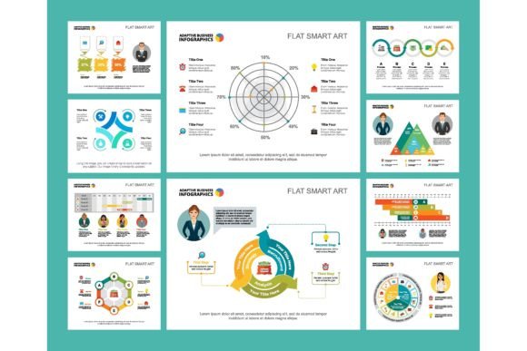 Download Colorful Economy or Research Concept Inf - Color Collection