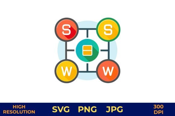 Download SWOT Analysis Matrix Diagram with Icons - Swot Collection