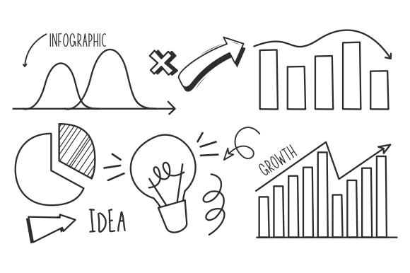 Download Doodle Infographics Logo Vector - Infograph Collection