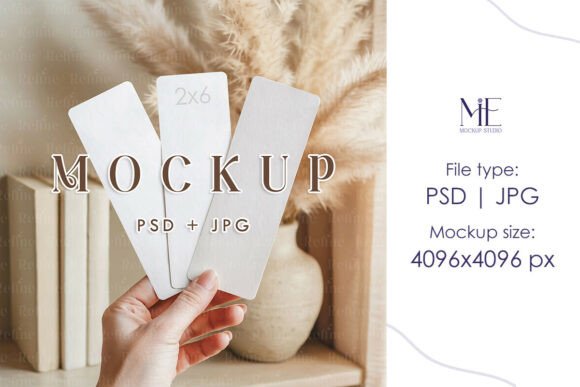 Download Hand Holding Bookmark Mockup Photo Strip - Holding Collection