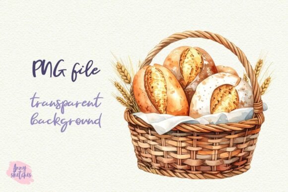 Download Sourdough Bread Basket PNG Clipart - Premium Resources