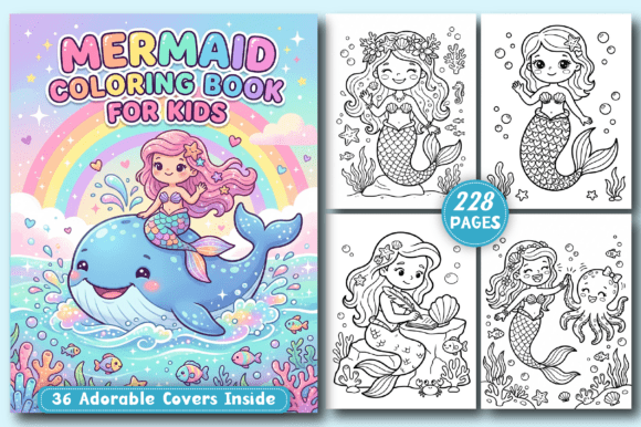 Download Mermaid Coloring Pages for Kids - Color Collection