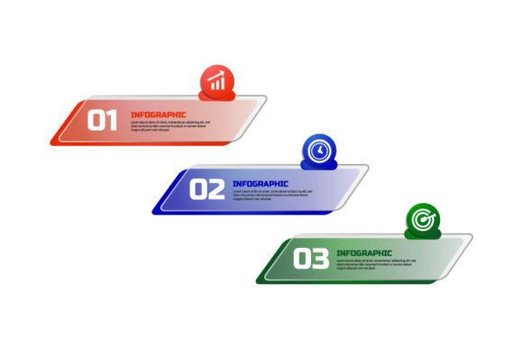 Download Colorful Glassmorphism Process Infograph - Color Collection