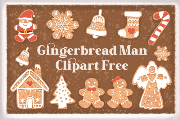 Download Gingerbread Man Clipart Free - Bread Collection