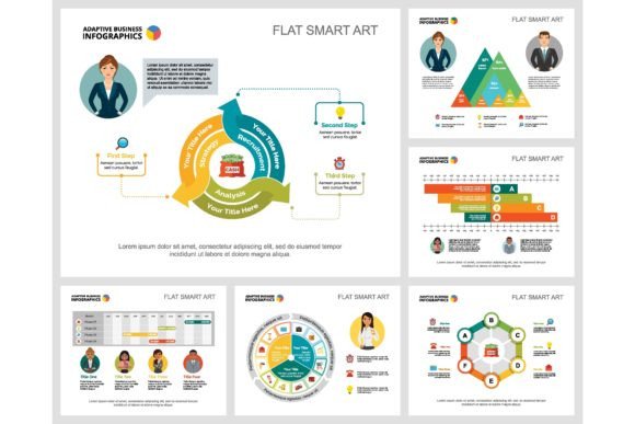 Download Colorful Economy or Research Concept Inf - Color Collection