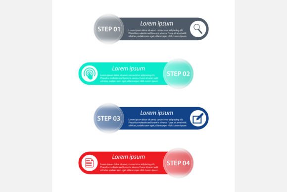 Download Infograph Realistic Frosted Glass Effect - Infograph Collection