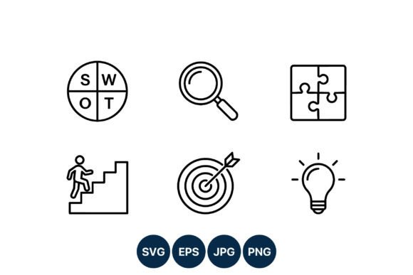 Download Swot Magnifying Glass Puzzle Target - Swot Collection