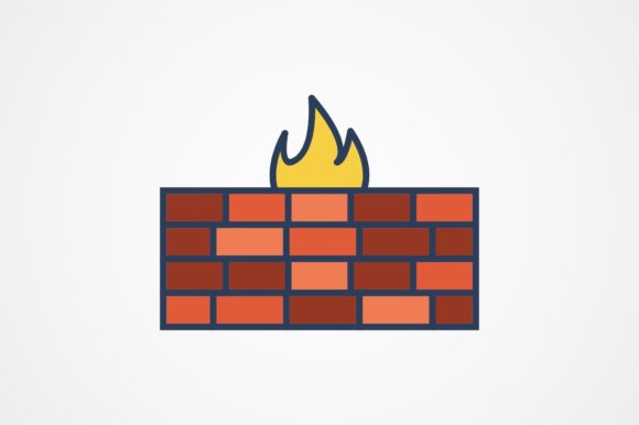 Download Firewall Line Filled Icon - Firewall Collection