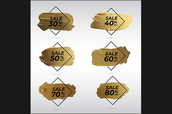 Download Gold Watercolor Brush with Sale Offer - Color Collection